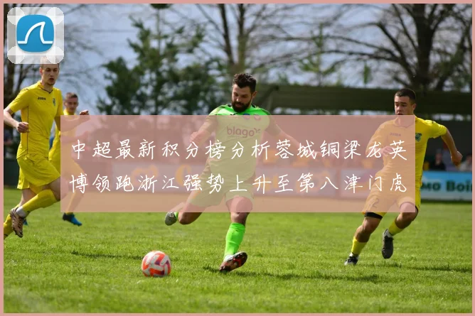 中超最新积分榜分析蓉城铜梁龙英博领跑浙江强势上升至第八津门虎仍然垫底